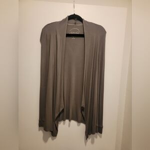 INC Gray Cotton Cardigan. Like New. Sz MED